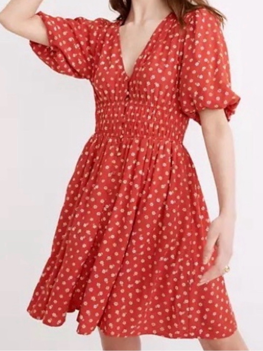 Madewell Sophia Mini Dress in Bandana Flower